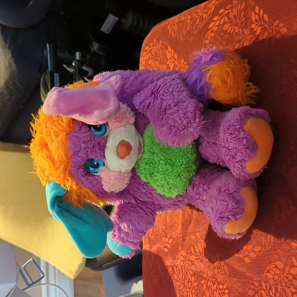 Vintage 80s Mattel Pancake Popple Plush 8"